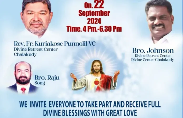✝️ Rev. Fr. Kuriakose Punnolil VC – CJHM USA Home Mission Prayer Service